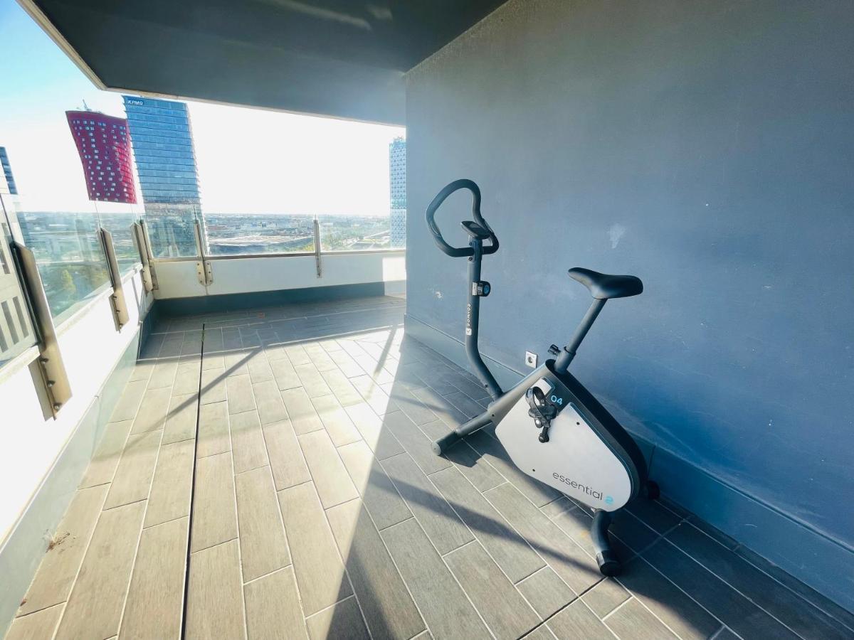 Fira De Barcelona City View Apartment With Garage Parking Л'Успіталет-да-Любрагат Екстер'єр фото